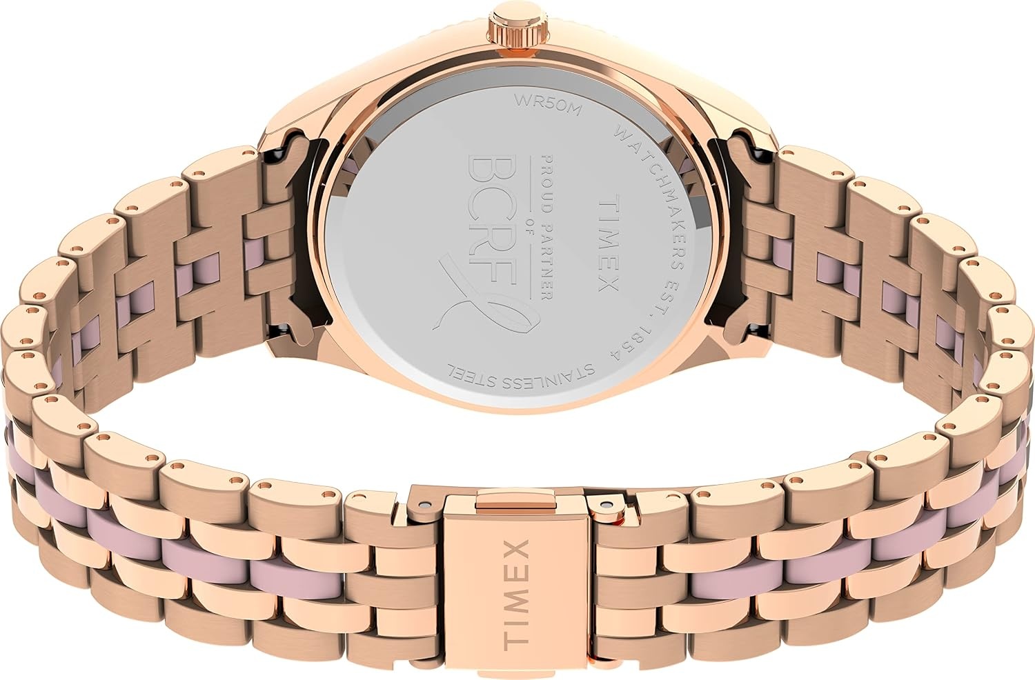 image:imageTimex Womens Waterbury Legacy Boyfriend 36mm WatchPinkGold