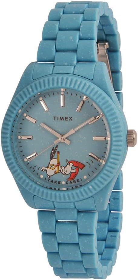 image:imageTimex Womens Waterbury Ocean Recycled Plastic 37mm WatchBlueDial