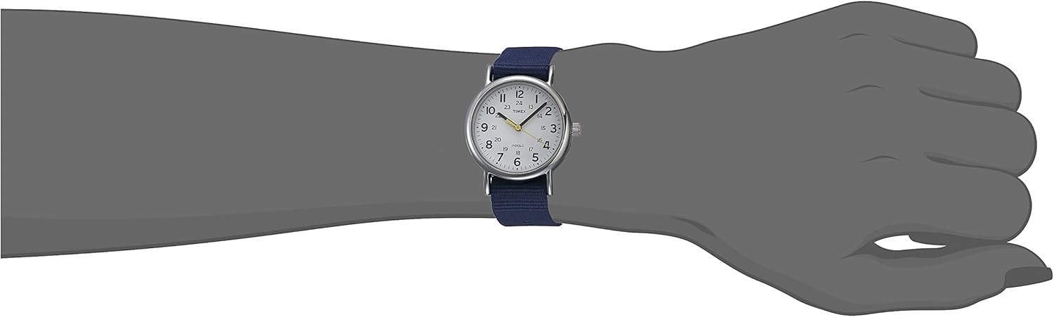 image:imageTimex Womens Weekender 31mm WatchBlueWhiteSilverTone