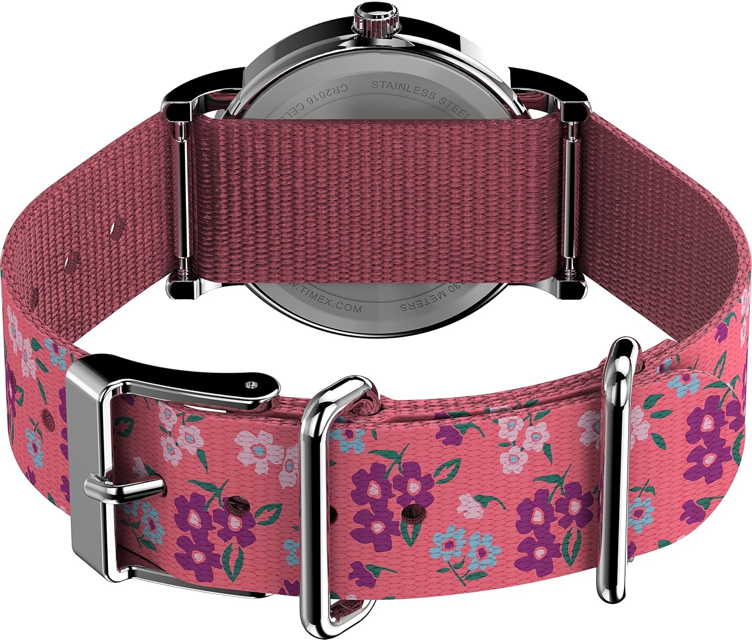image:imageTimex Womens Weekender 31mm WatchPinkWhiteSilverTone