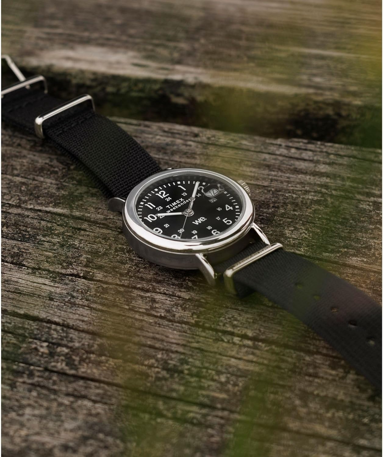 image:imageTimex X Peanuts Unisex Weekender 36mm WatchBlackSilverToneBlack