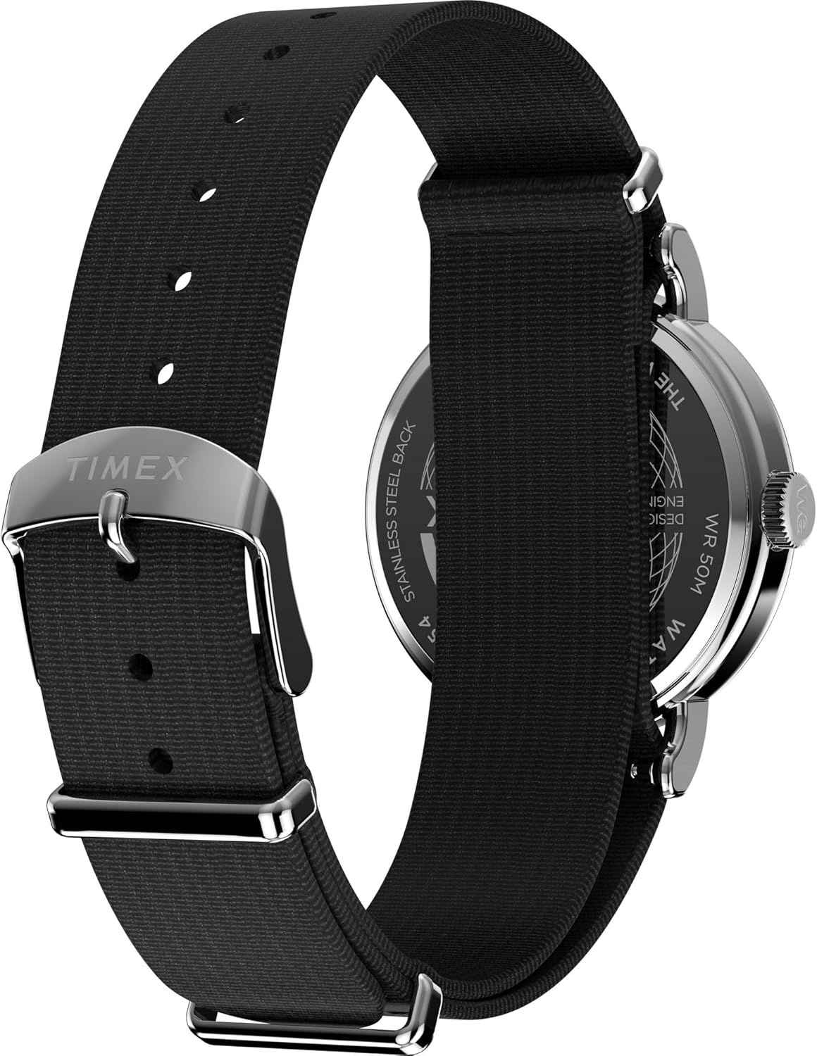 image:imageTimex X Peanuts Unisex Weekender 36mm WatchBlackSilverToneBlack