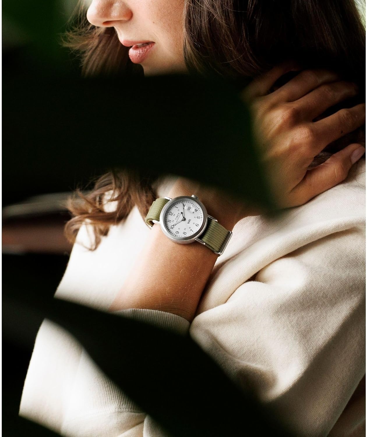 image:imageTimex X Peanuts Unisex Weekender 36mm WatchGreenSilverToneWhite