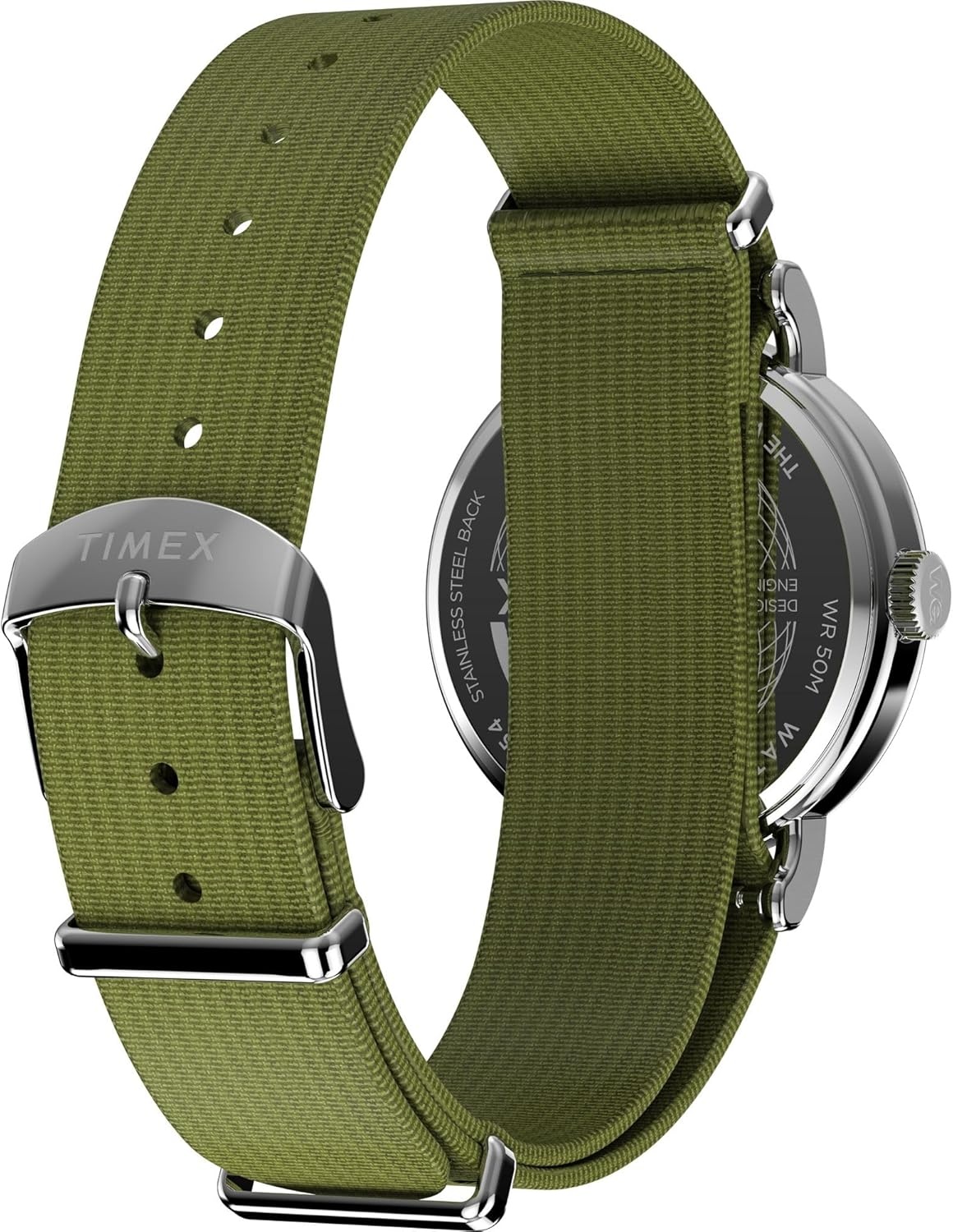image:imageTimex X Peanuts Unisex Weekender 36mm WatchGreenSilverToneWhite
