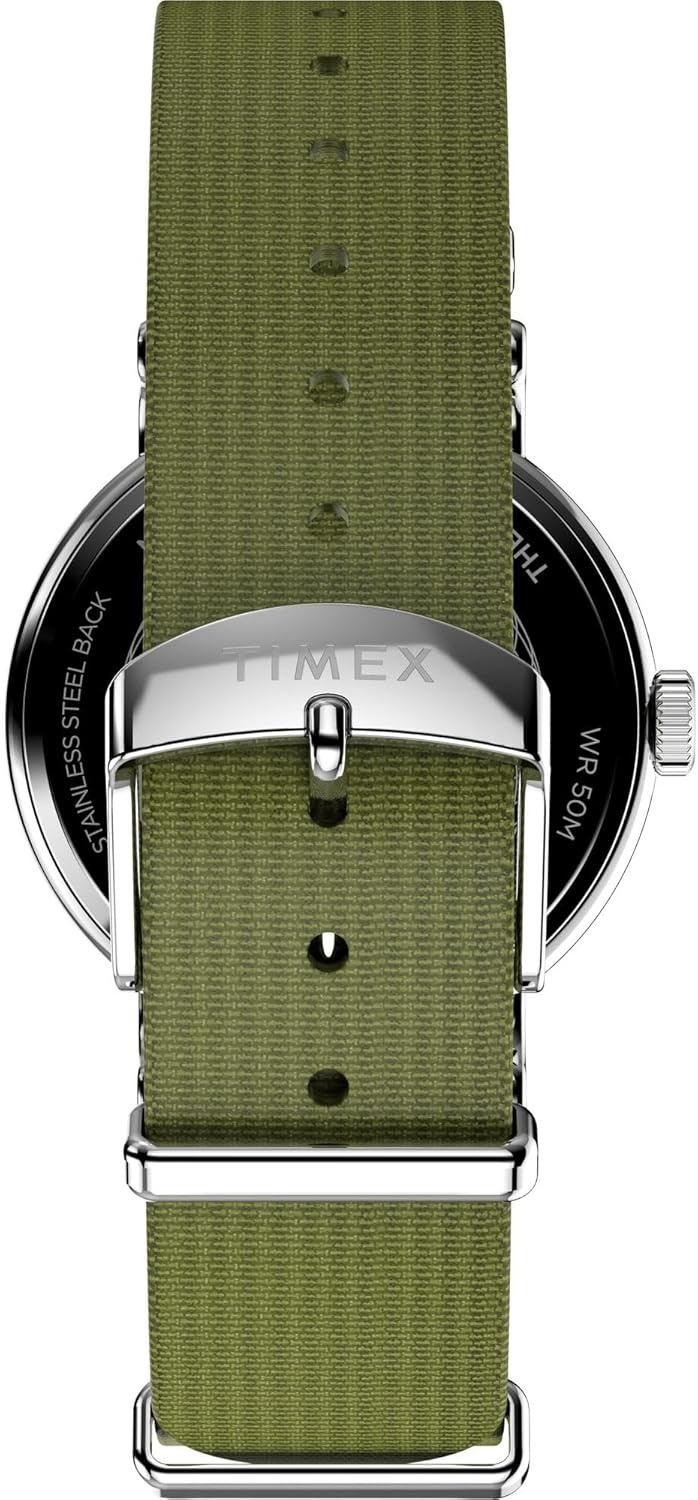 image:imageTimex X Peanuts Unisex Weekender 36mm WatchGreenSilverToneWhite