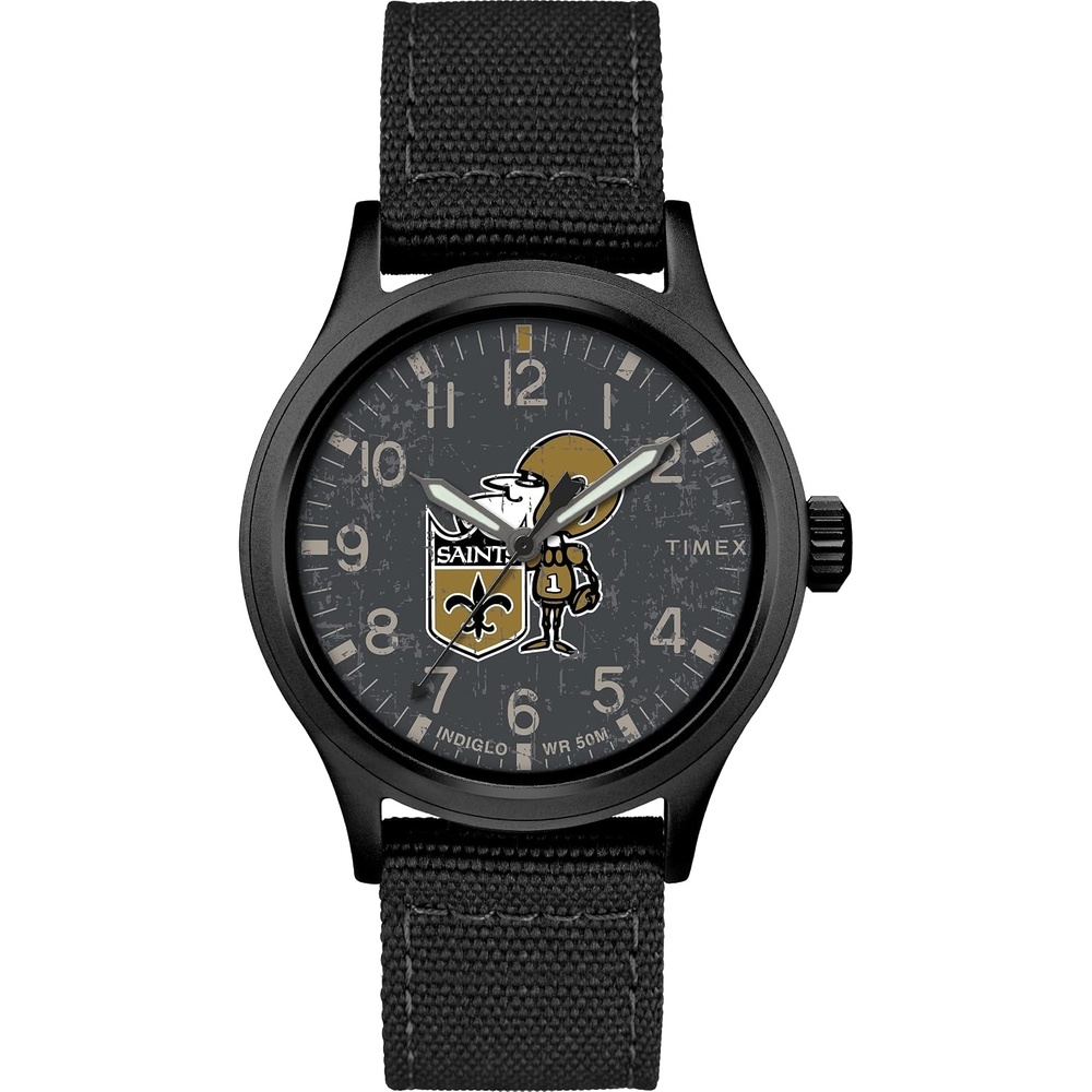 image:imageMens NFL Scout 40mm Quartz Fabric StrapNew Orleans Saints