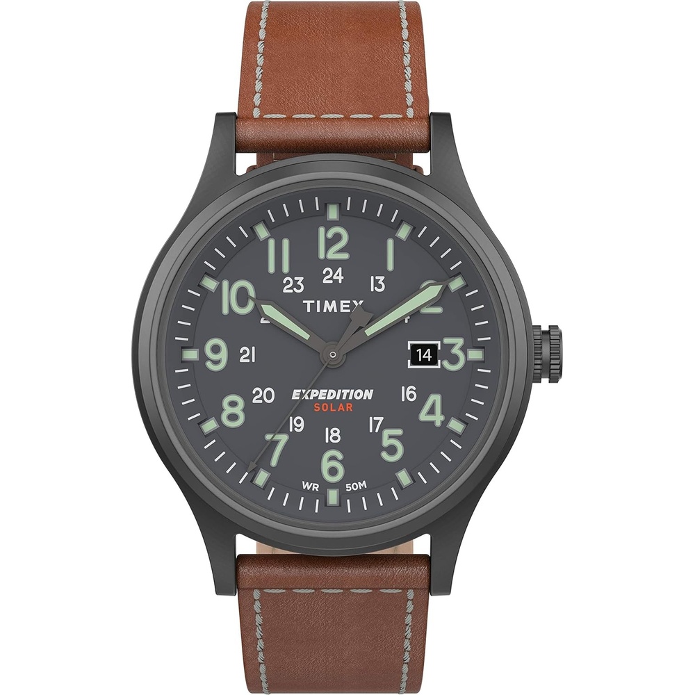 image:imageTIMEX Unisexadults Expedition Scout Analog Watch Silver BlackBrownGunmetal