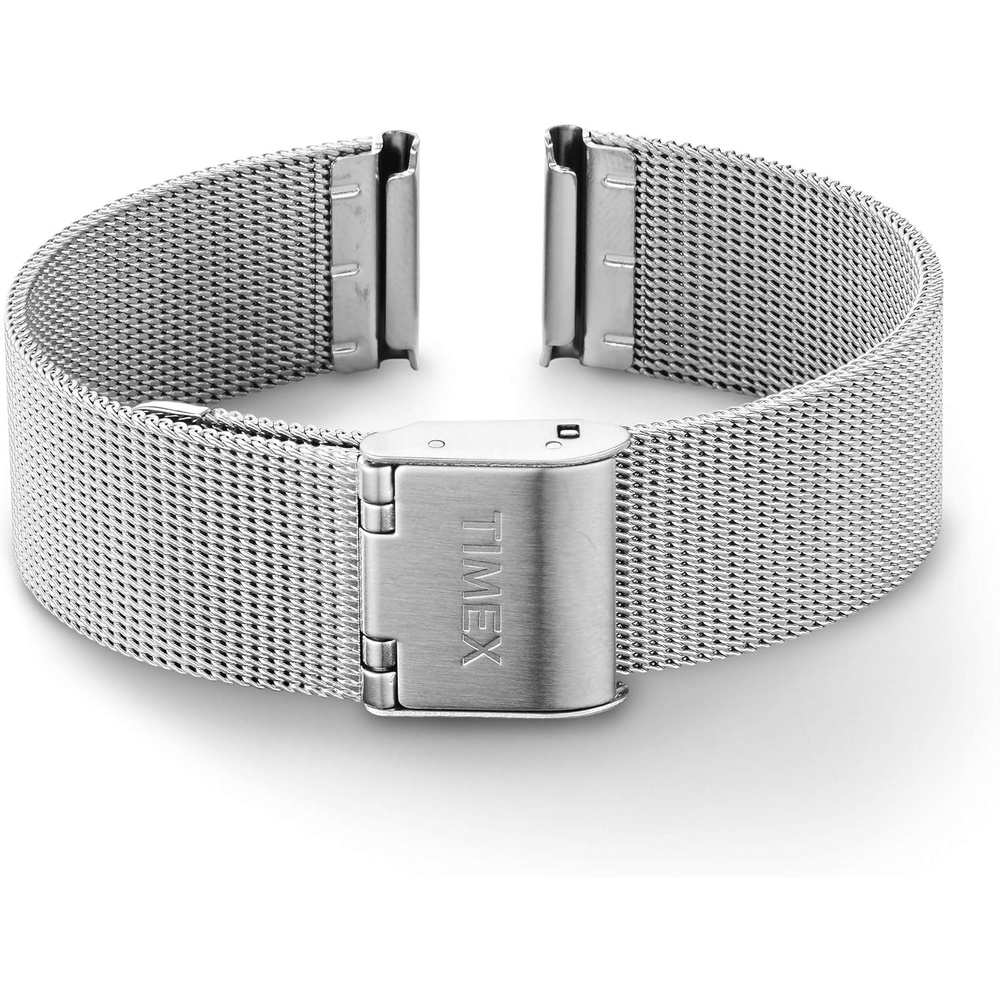 image:imageTimex 16mm Stainless Steel Mesh Bracelet SilverTone with SelfAdjust ClaspSilverTone