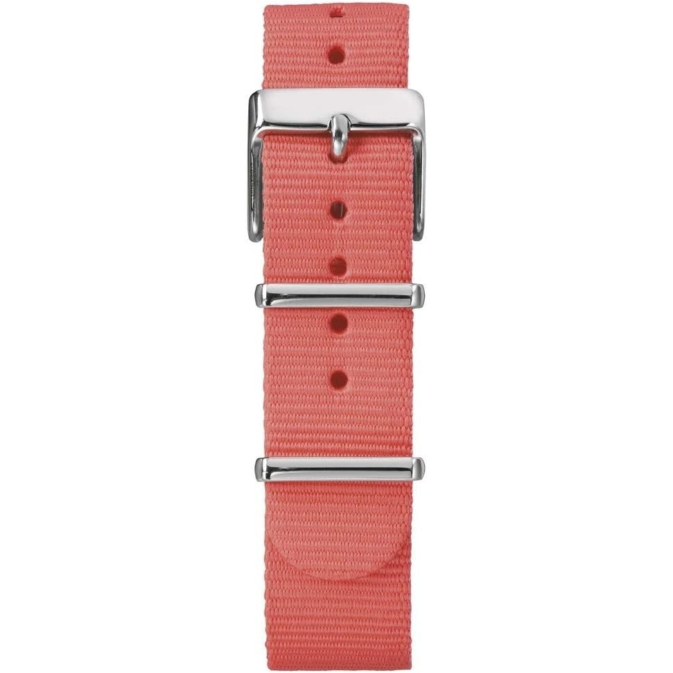 image:imageTimex 18mm DoubleLayered Nylon SlipThru StrapCoral