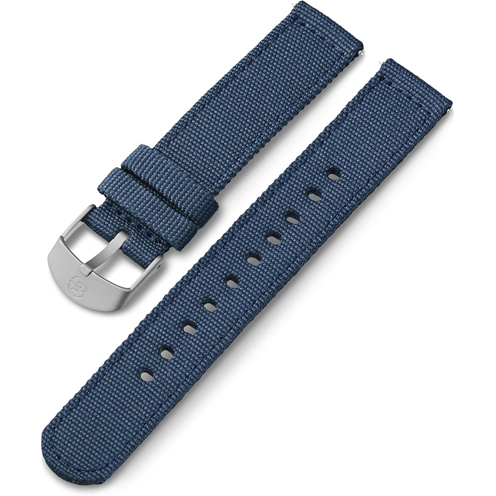 image:imageTimex 18mm Fabric Strap Green with SilverTone BuckleBlueSilverTone