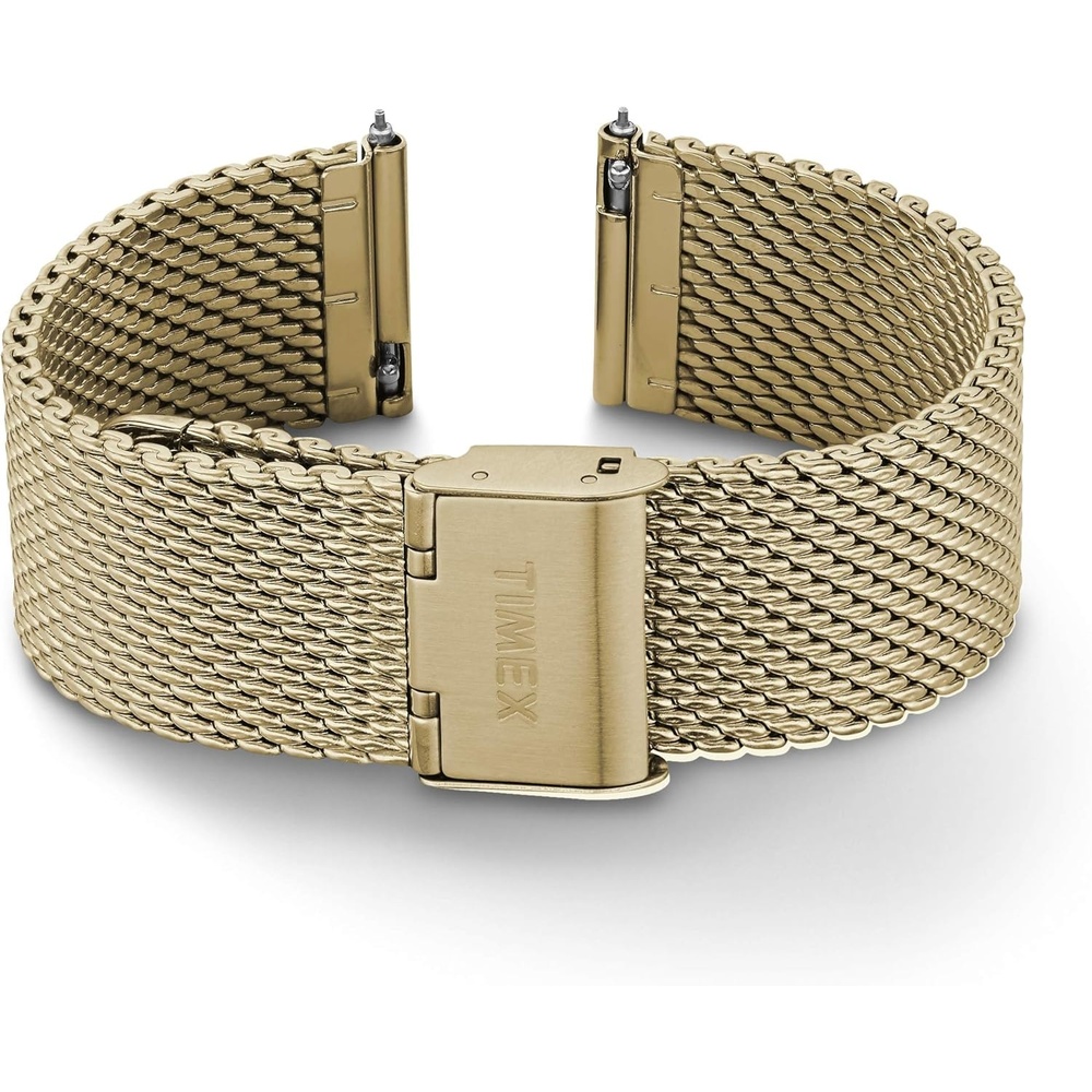 image:imageTimex 20mm Stainless Steel Mesh Bracelet Rose GoldTone with SelfAdjust ClaspGoldTone