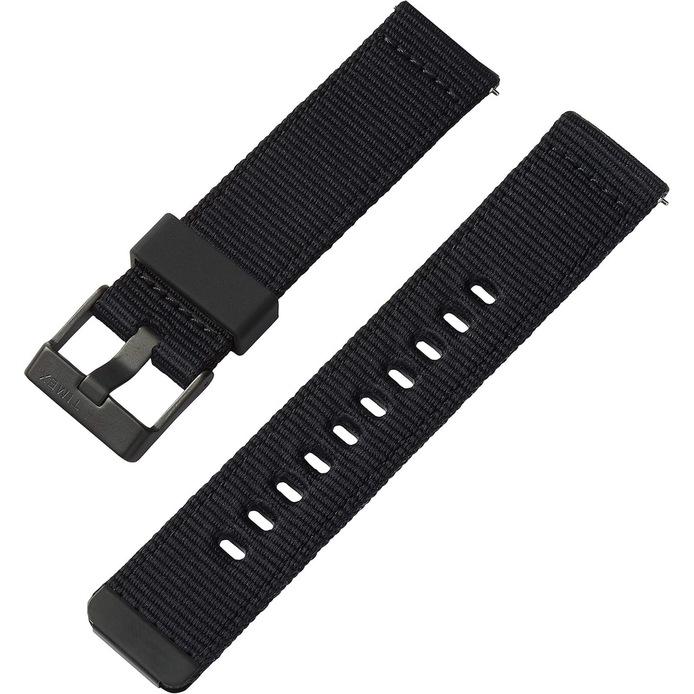image:imageTimex 22mm Fabric QuickRelease Strap Black Winter Camo with Black BuckleBlackBlack