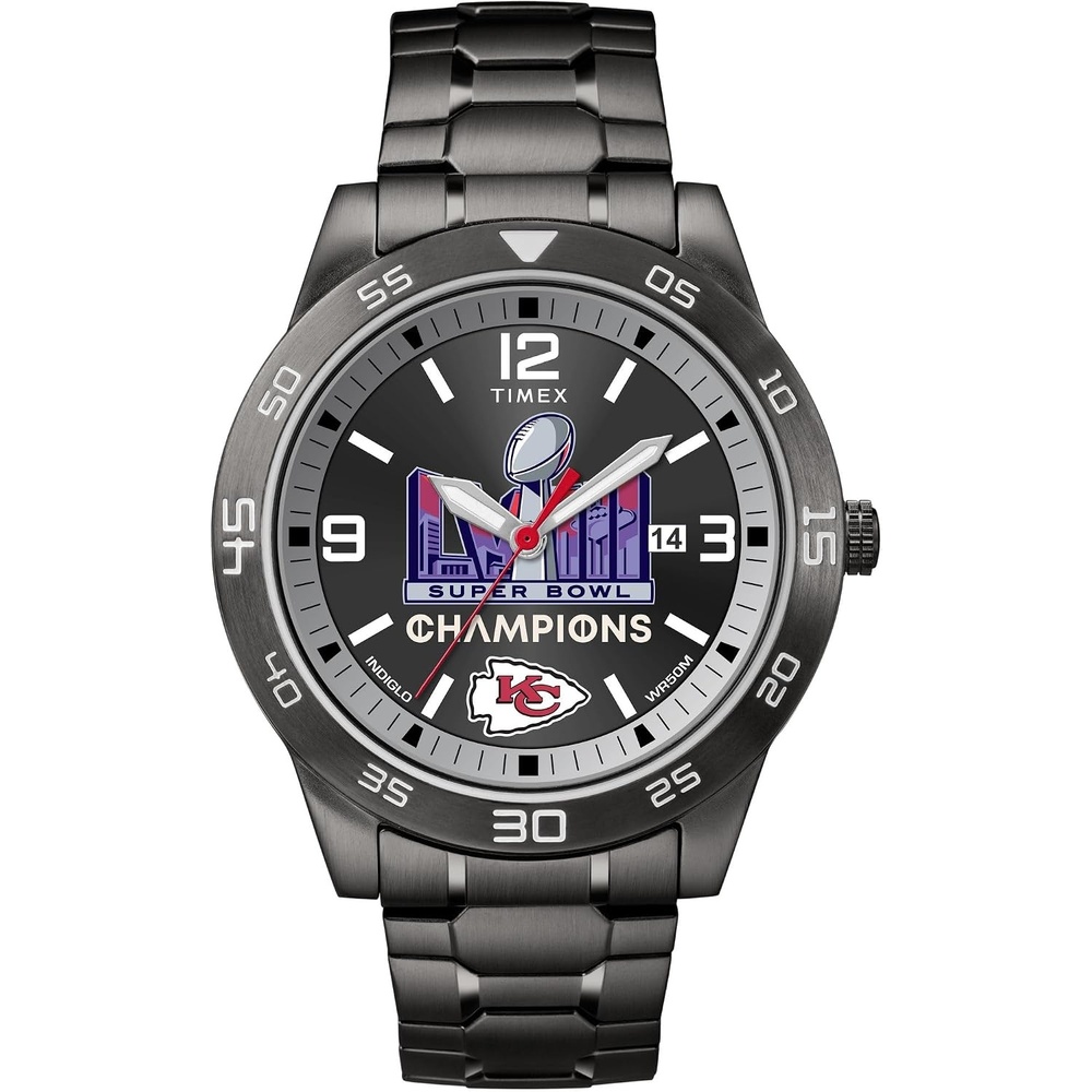 image:imageTimex Mens Acclaim 42mm Super Bowl LVIII Champions Watch Kansas City Chiefs