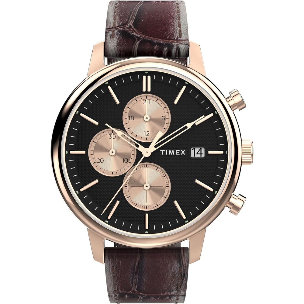 image:imageTimex Mens Chicago Chronograph 45mm WatchBlack