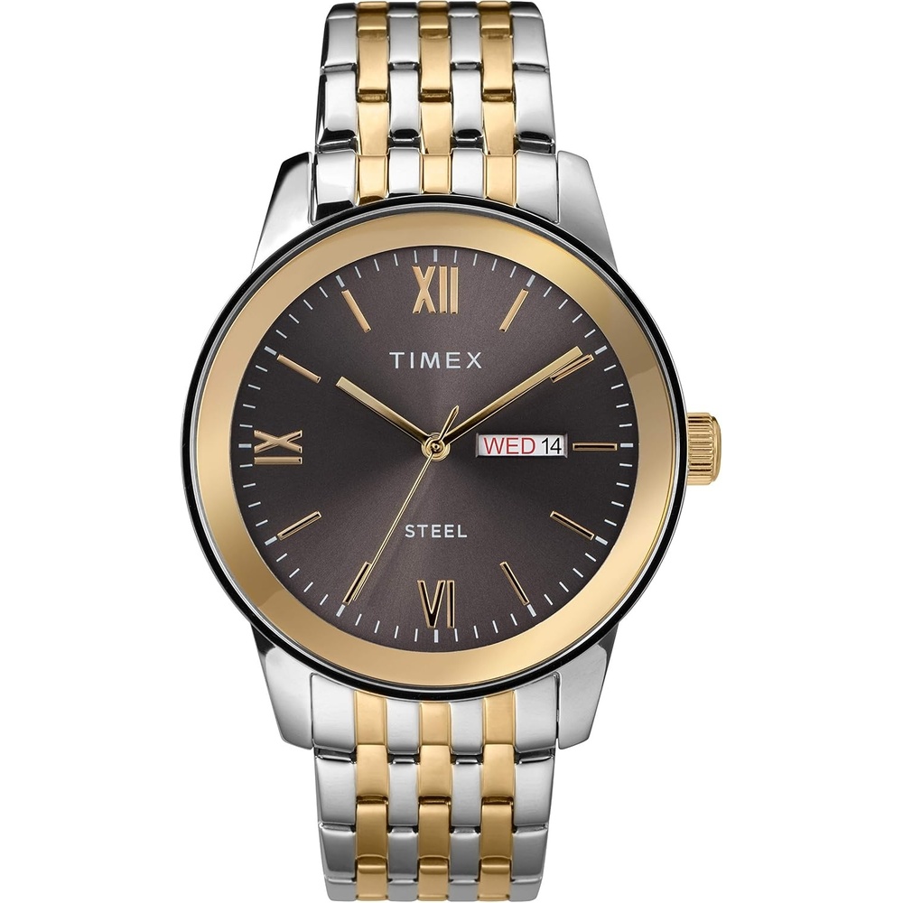 image:imageTimex Mens Dress DayDate 41mm WatchTwoTone