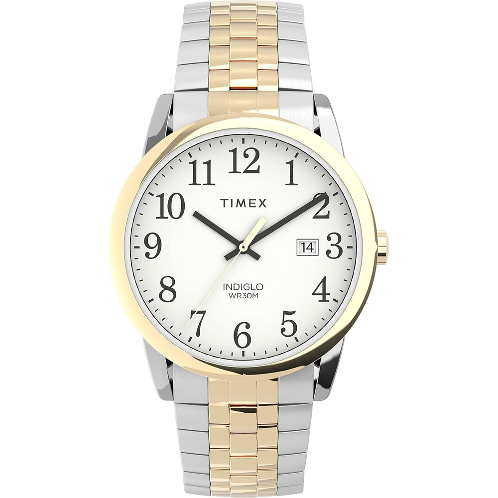 image:imageTimex Mens Easy Reader WatchTwoToneTwoToneWhite38mm
