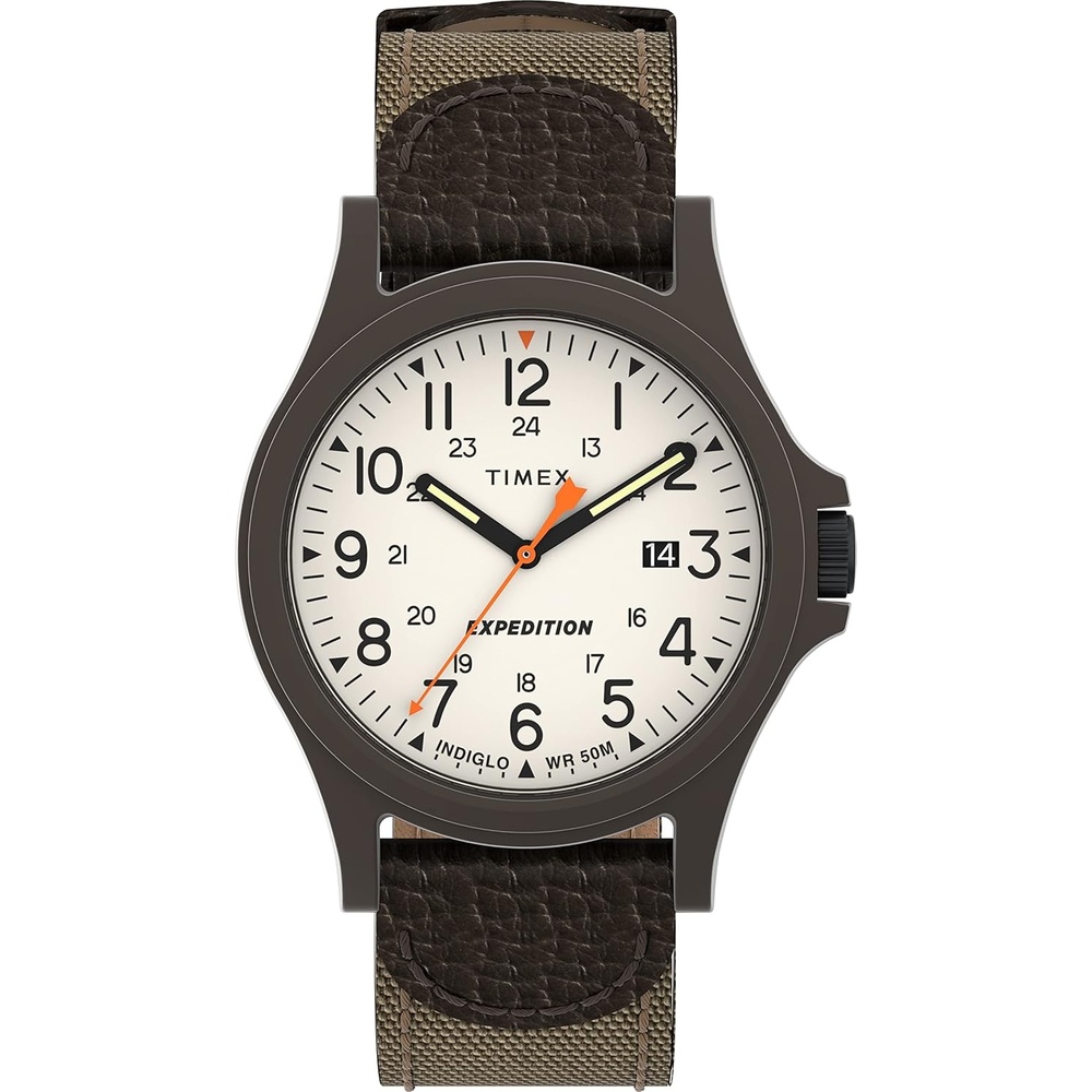image:imageTimex Mens Expedition Acadia Full Size WatchBrownBrownNatural