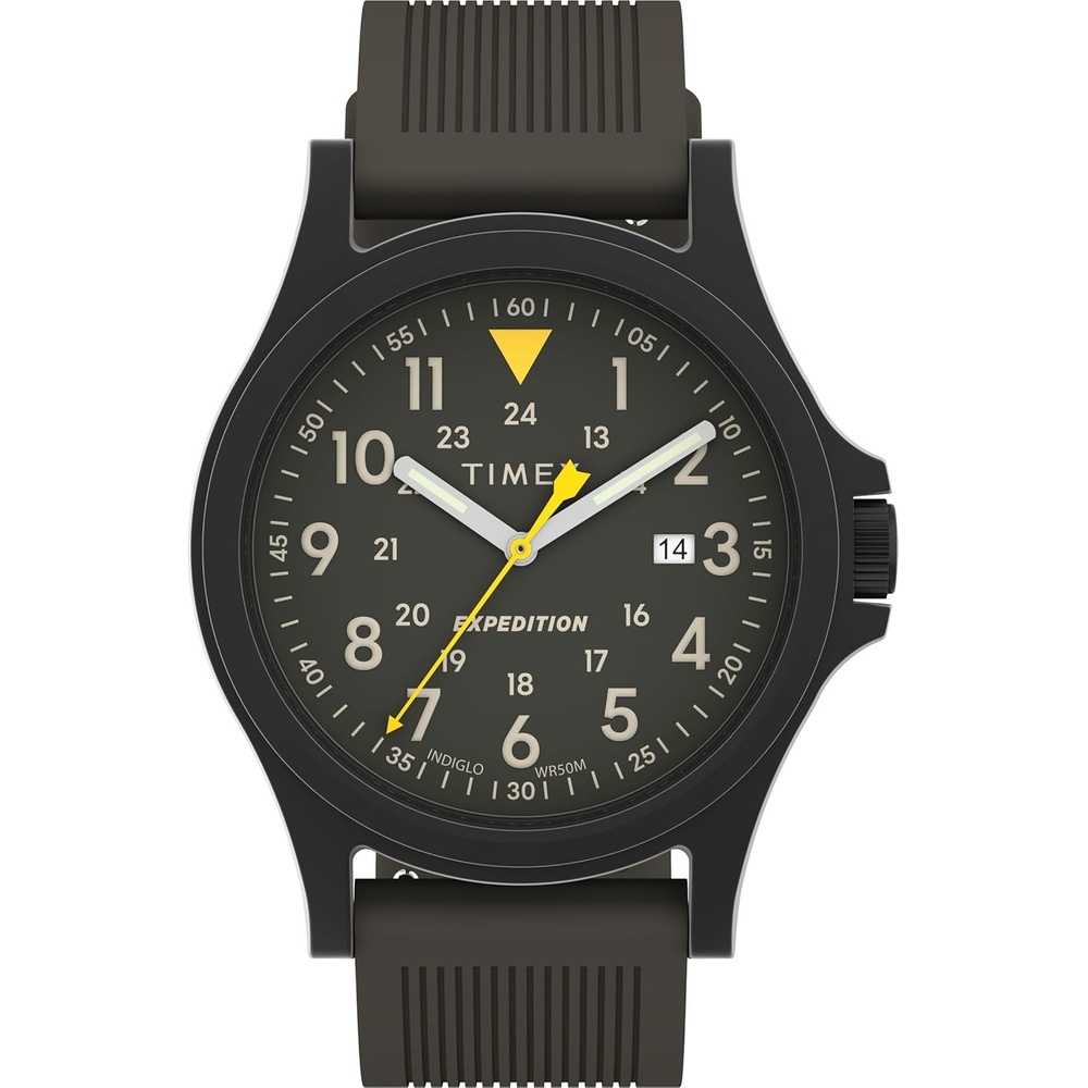 image:imageTimex Mens Expedition Acadia Full Size WatchGunmetalBlackGreen