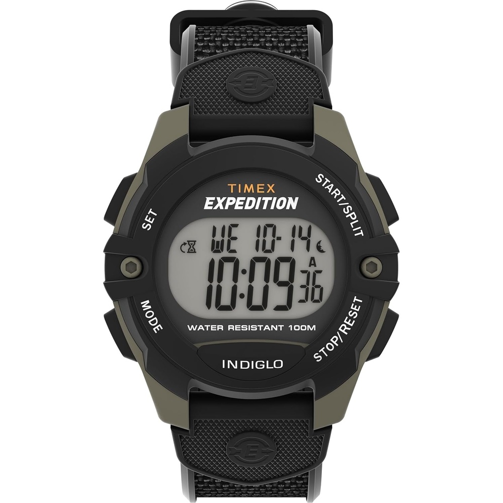 image:imageTimex Mens Expedition Digital CAT5 41mm WatchBlackGreenDigital