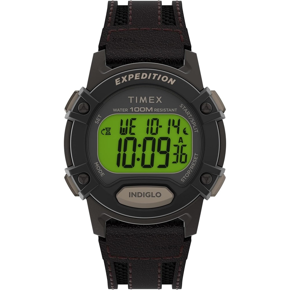image:imageTimex Mens Expedition Digital CAT5 41mm WatchBrownDigital GreenBrown