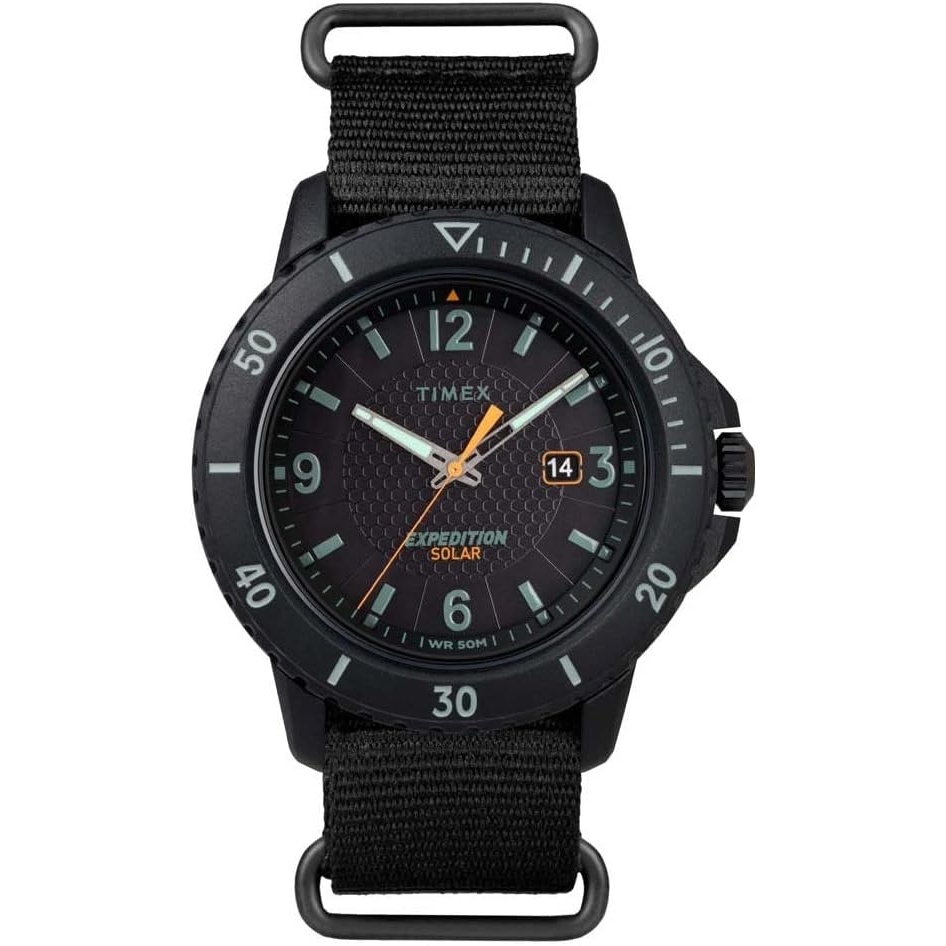 image:imageTimex Mens Expedition Gallatin 45mm WatchBlackOrange
