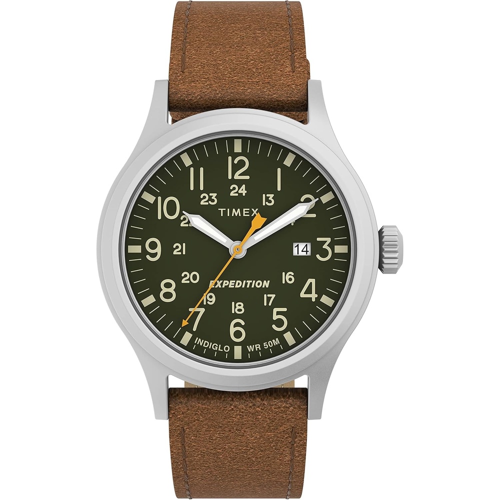 image:imageTimex Mens Expedition Scout 40mm WatchBrownGreenSilverTone