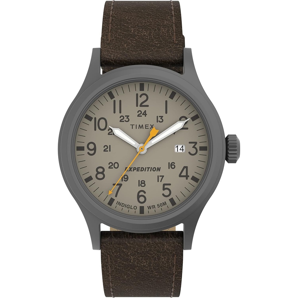 image:imageTimex Mens Expedition Scout 40mm WatchBrownTanGunmetal