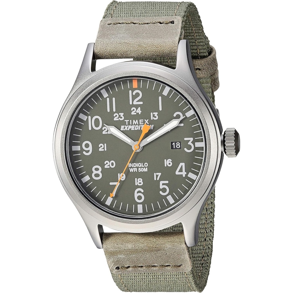 image:imageTimex Mens Expedition Scout 40mm WatchGreenGreenTitanium