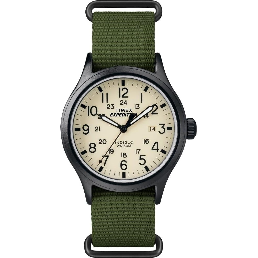 image:imageTimex Mens Expedition Scout 40mm WatchGreenNaturalBlack