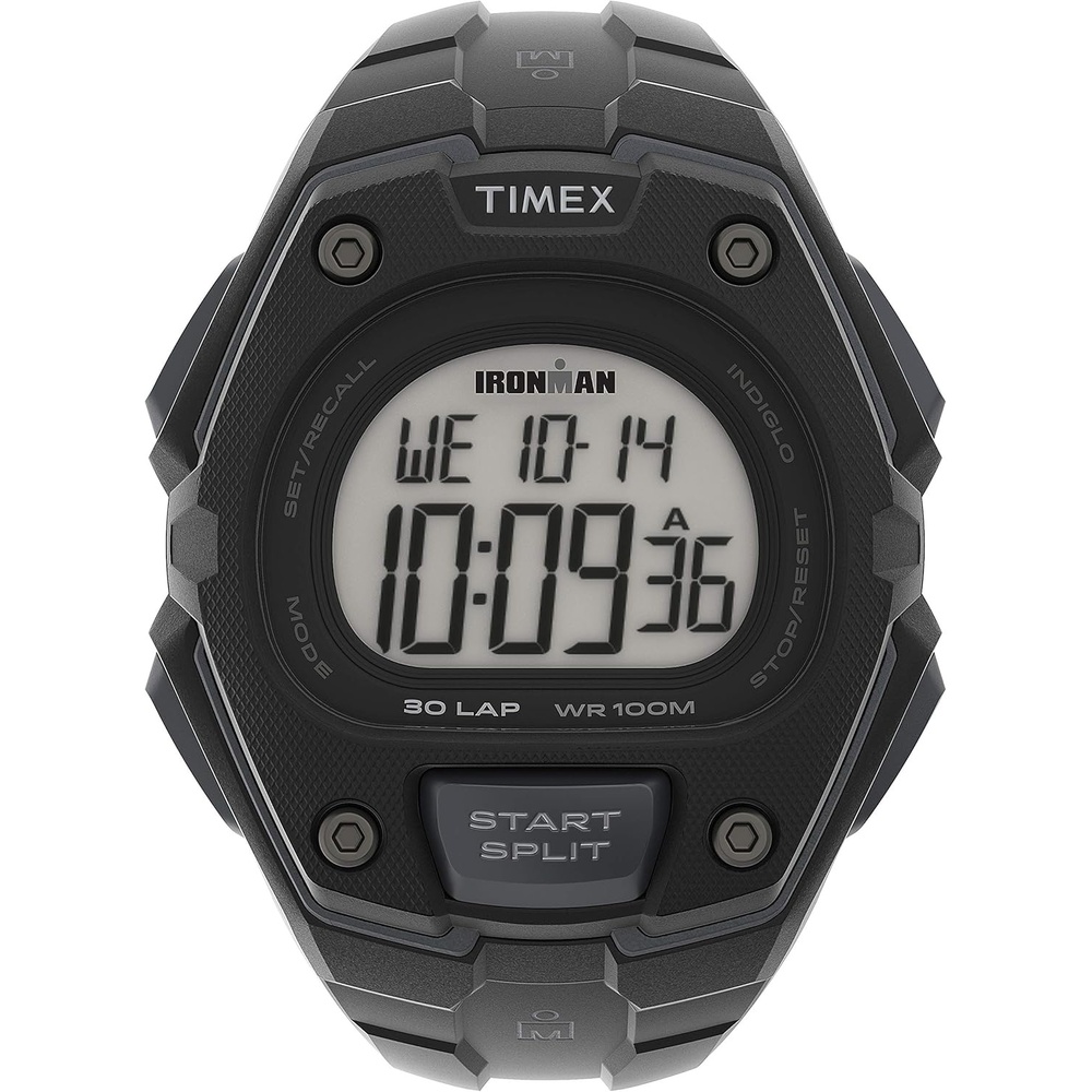 image:imageTimex Mens Ironman Triathlon Classic 30 Oversized 45mm WatchBlack