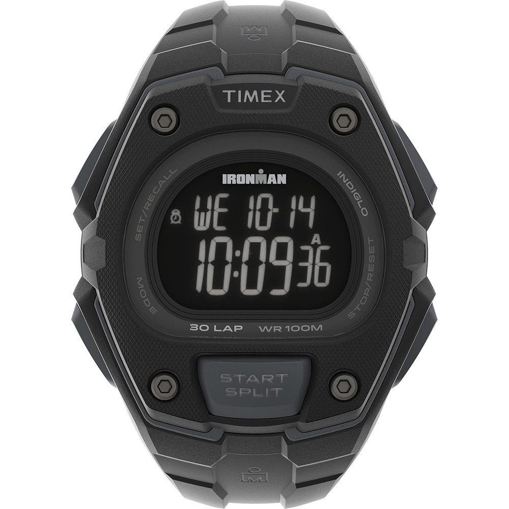 image:imageTimex Mens Ironman Triathlon Classic 30 Oversized 45mm WatchBlackNegative