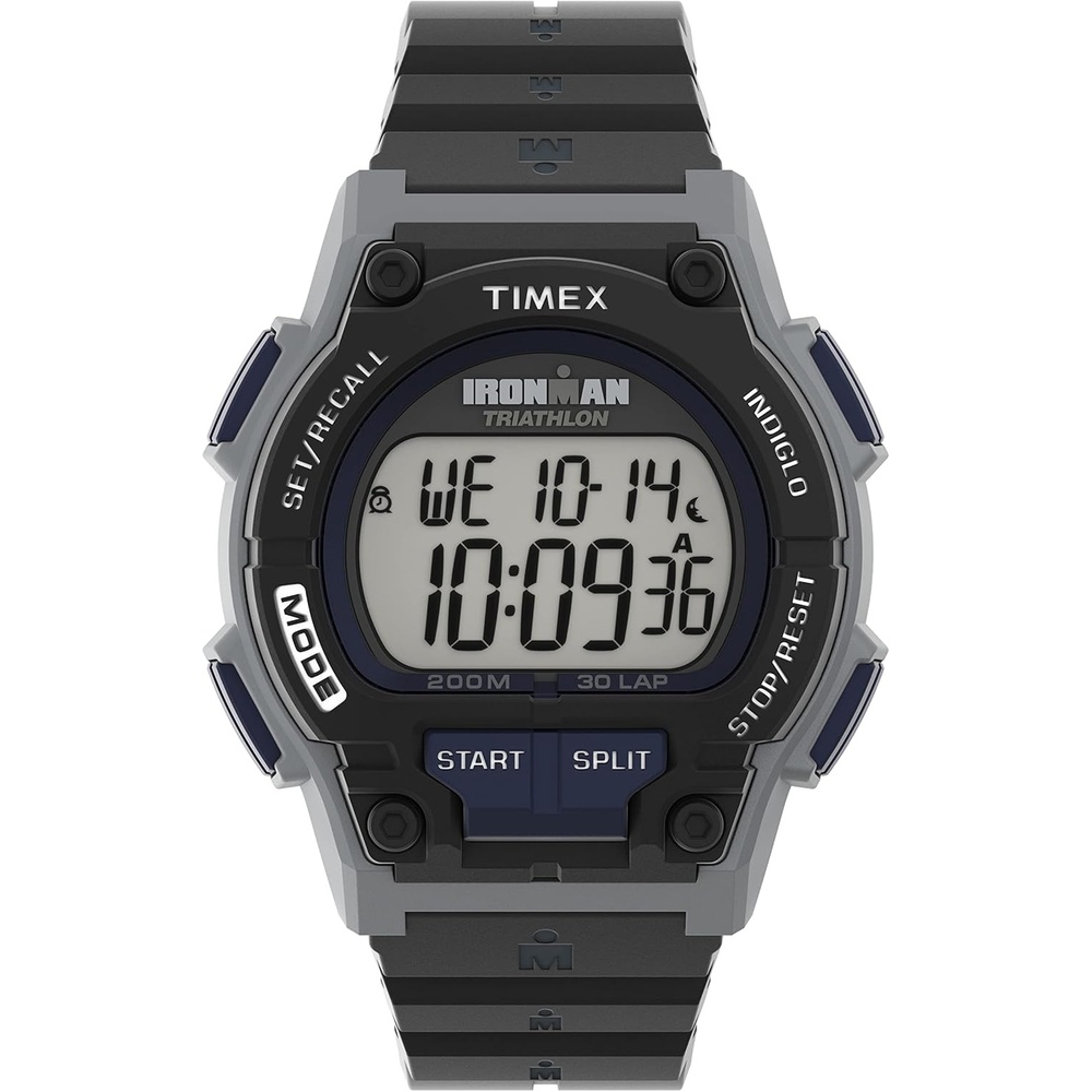 image:imageTimex Mens Ironman Triathlon Endure 30 Shock 42mm WatchBlackSilverTone
