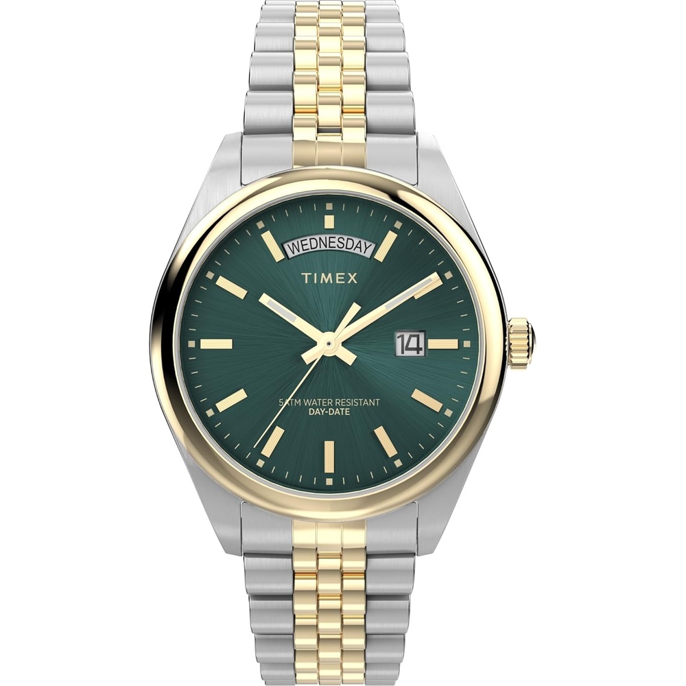 image:imageTimex Mens Legacy 41mm WatchTwoToneGreenTwoTone