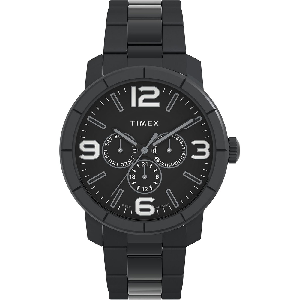 image:imageTimex Mens Mod 44mm Watch Black Bracelet Dial Case
