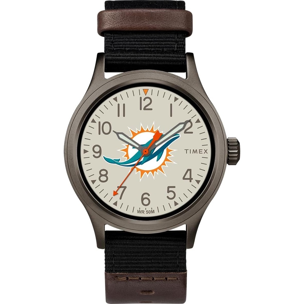 image:imageTimex Mens NFL Clutch WatchMiami Dolphins