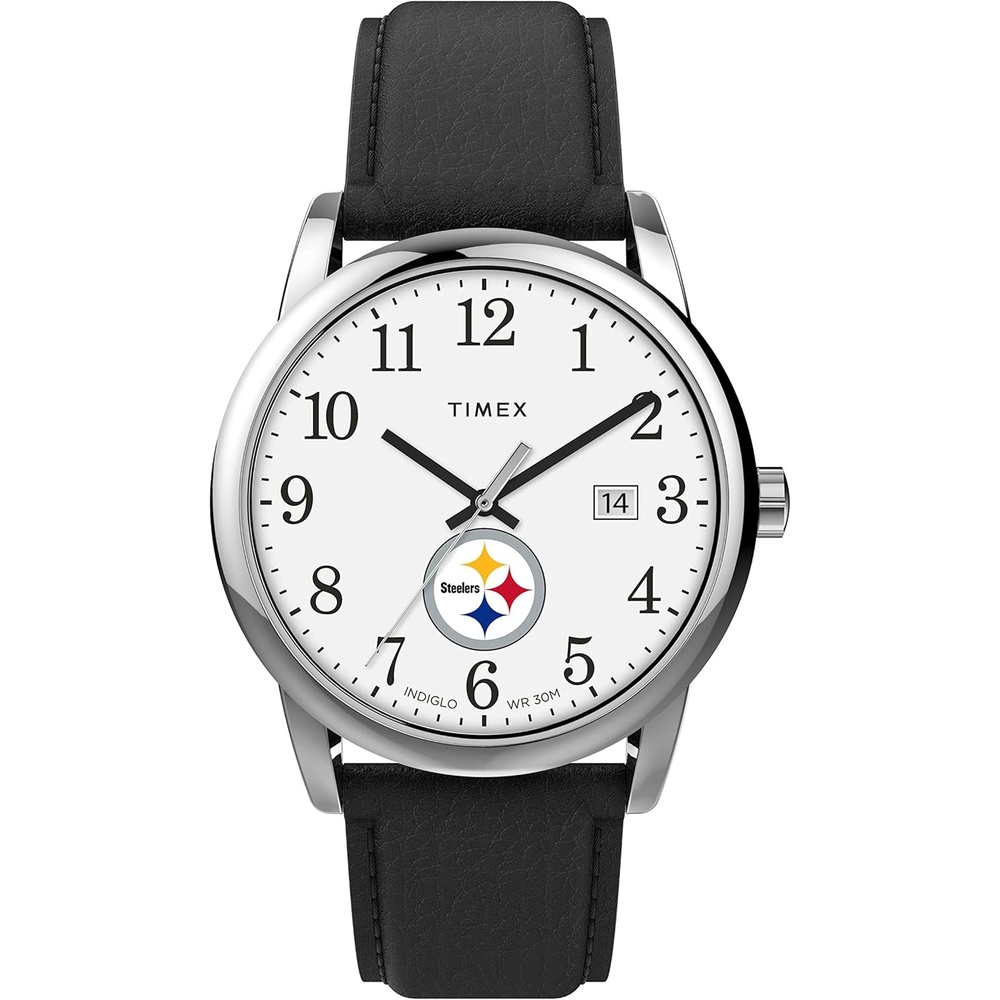 image:imageTimex Mens NFL Easy Reader 38mm WatchPittsburgh Steelers