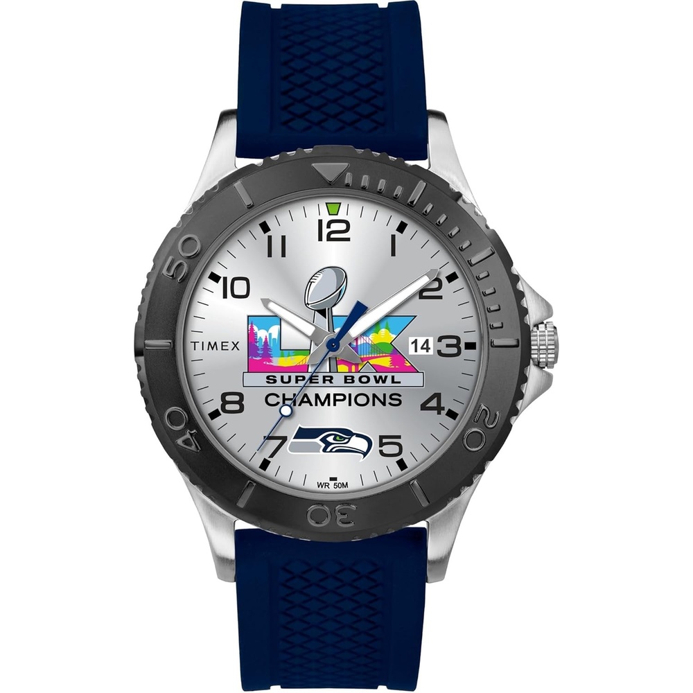 image:imageTimex Mens Super Bowl Champions LX Seattle Seahawks WatchBlue