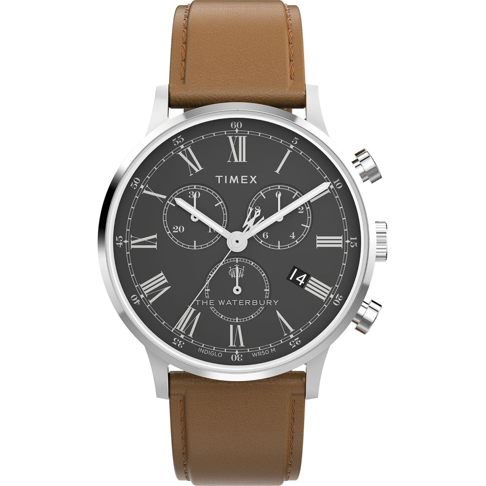 image:imageTimex Mens Waterbury Classic 40mm WatchBrown