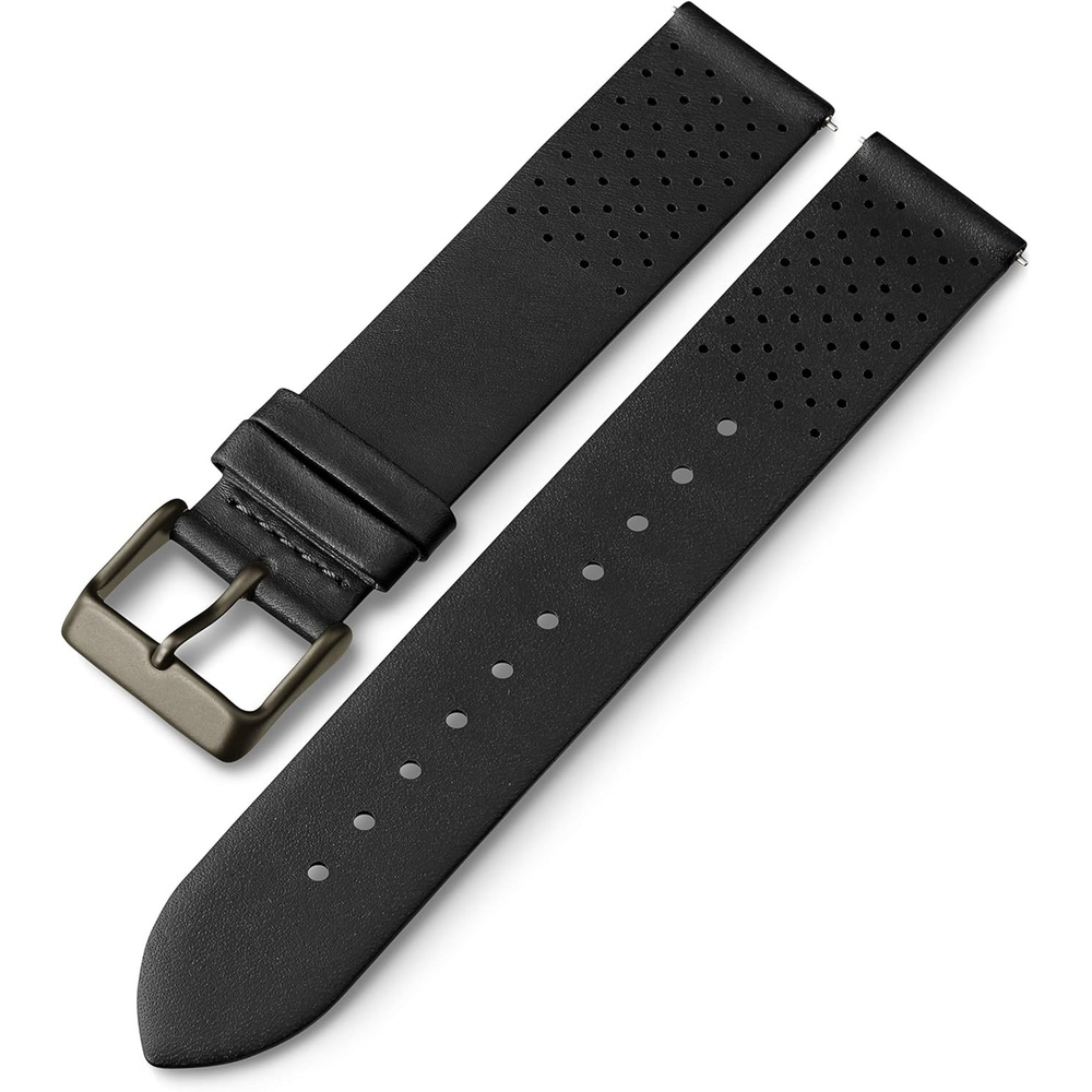 image:imageTimex Metropolitan 20mm QuickRelease Leather StrapBlackBronzeTone