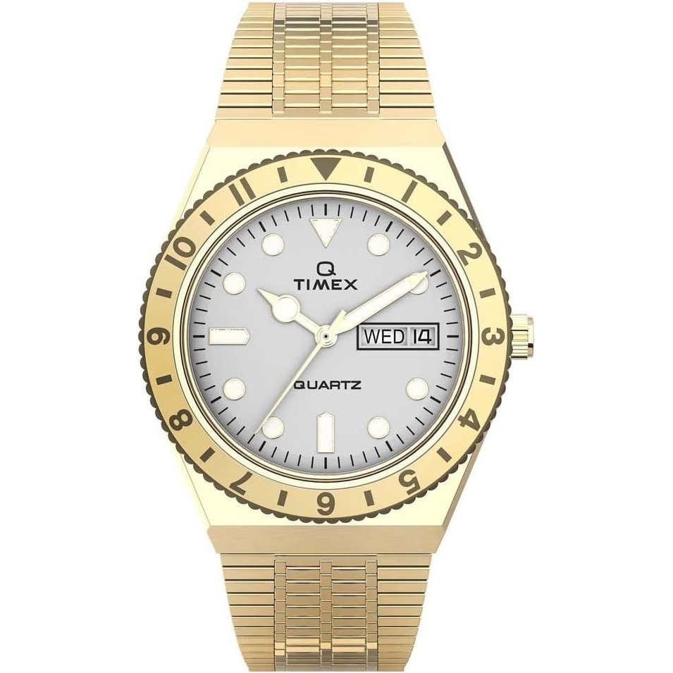 image:imageTimex Q Womens 36mm WatchGoldToneCream