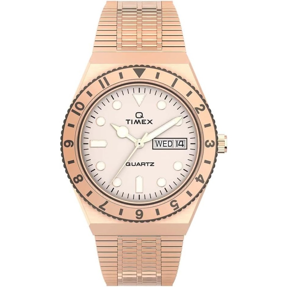 image:imageTimex Q Womens 36mm WatchRose GoldToneCream