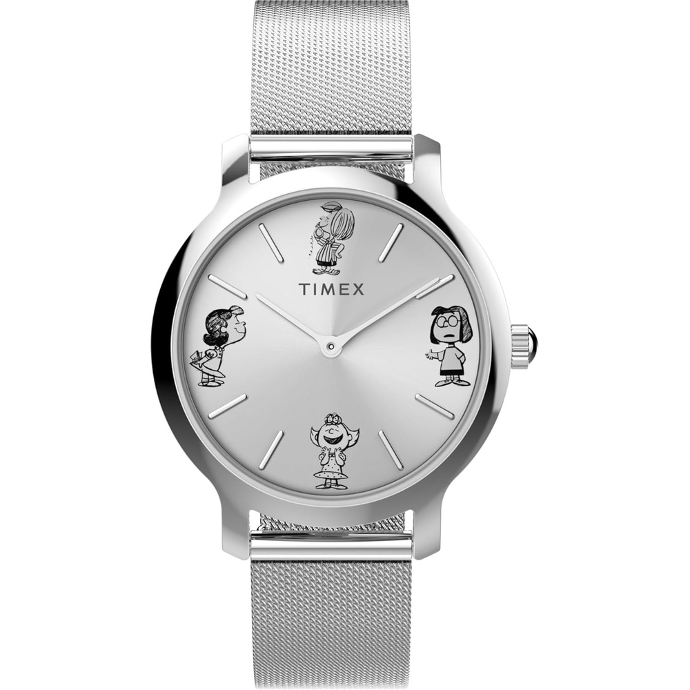 image:imageTimex Transcend 34mm Womens Analog Watch  Stylish Modern DesignStainless SteelSilverToneStainless Steel