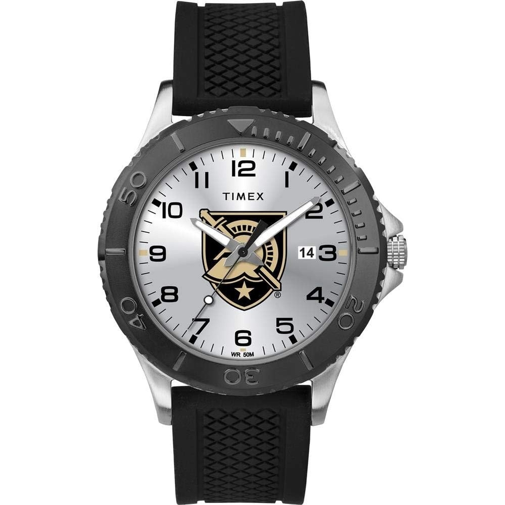 image:imageTimex Tribute Mens Collegiate Gamer 42mm Watch Army Black Knights with Black Silicone Strap