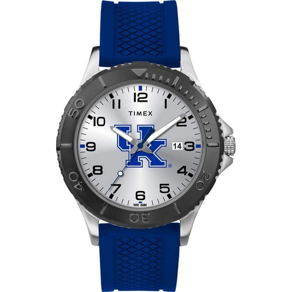 image:imageTimex Tribute Mens Collegiate Gamer 42mm Watch Georgia Bulldogs with Black Silicone StrapKentucky Wildcats