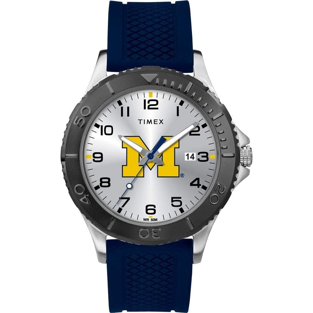 image:imageTimex Tribute Mens Collegiate Gamer 42mm Watch Georgia Bulldogs with Black Silicone StrapMichigan Wolverines