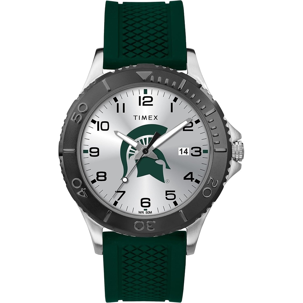 image:imageTimex Tribute Mens Collegiate Gamer 42mm Watch Georgia Bulldogs with Black Silicone StrapNavy Midshipmen