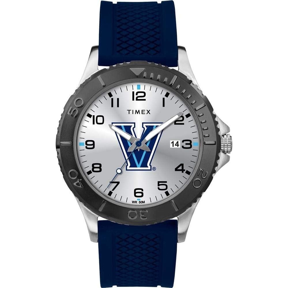 image:imageTimex Tribute Mens Collegiate Gamer 42mm Watch Georgia Bulldogs with Black Silicone StrapVillanova Wildcats