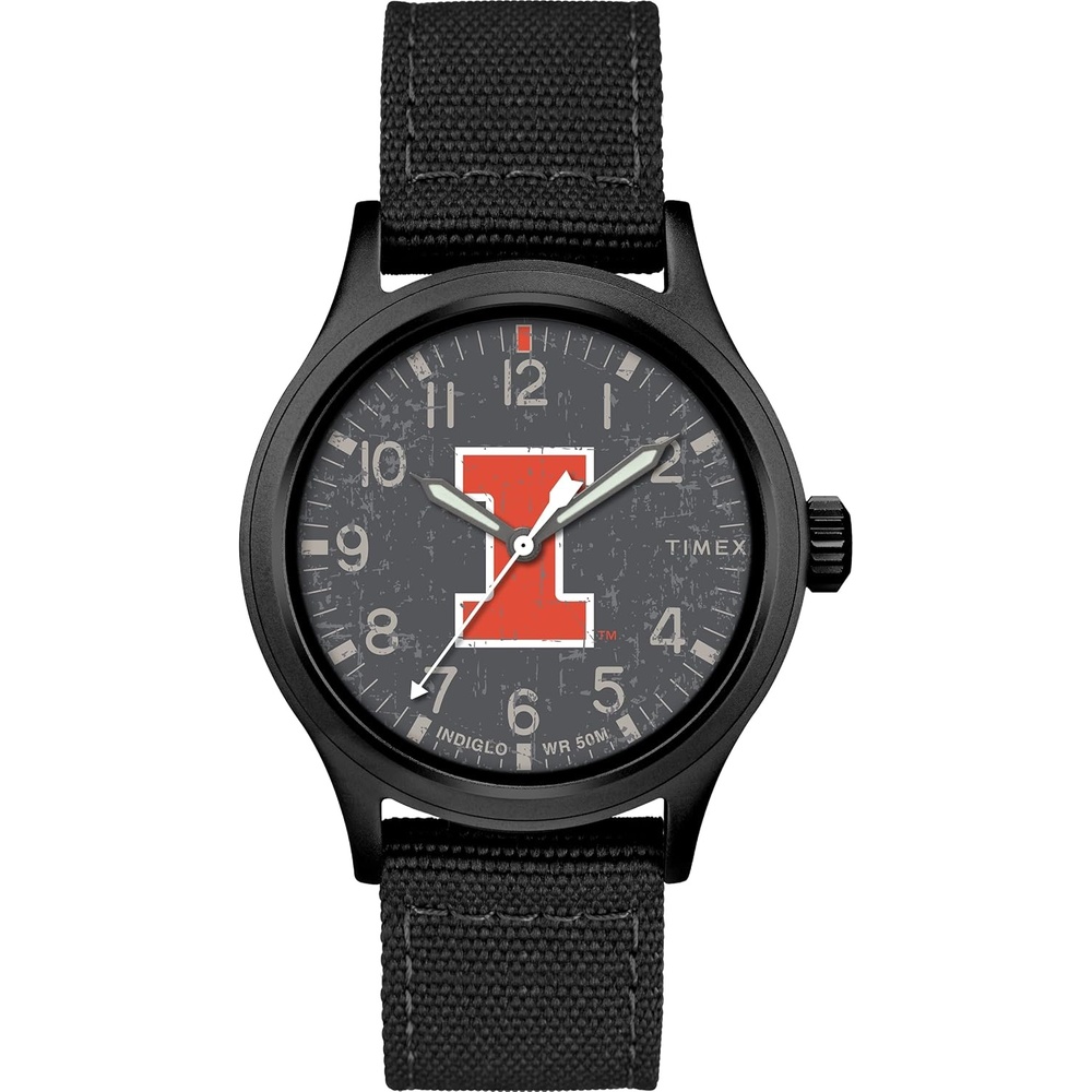 image:imageTimex Tribute Mens Collegiate Scout 40mm Quartz Fabric StrapIllinois Fighting Illini