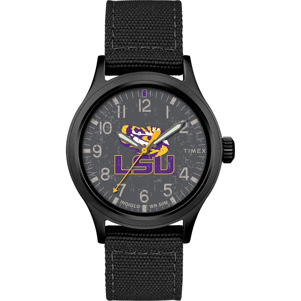 image:imageTimex Tribute Mens Collegiate Scout 40mm Quartz Fabric StrapLSU Tigers