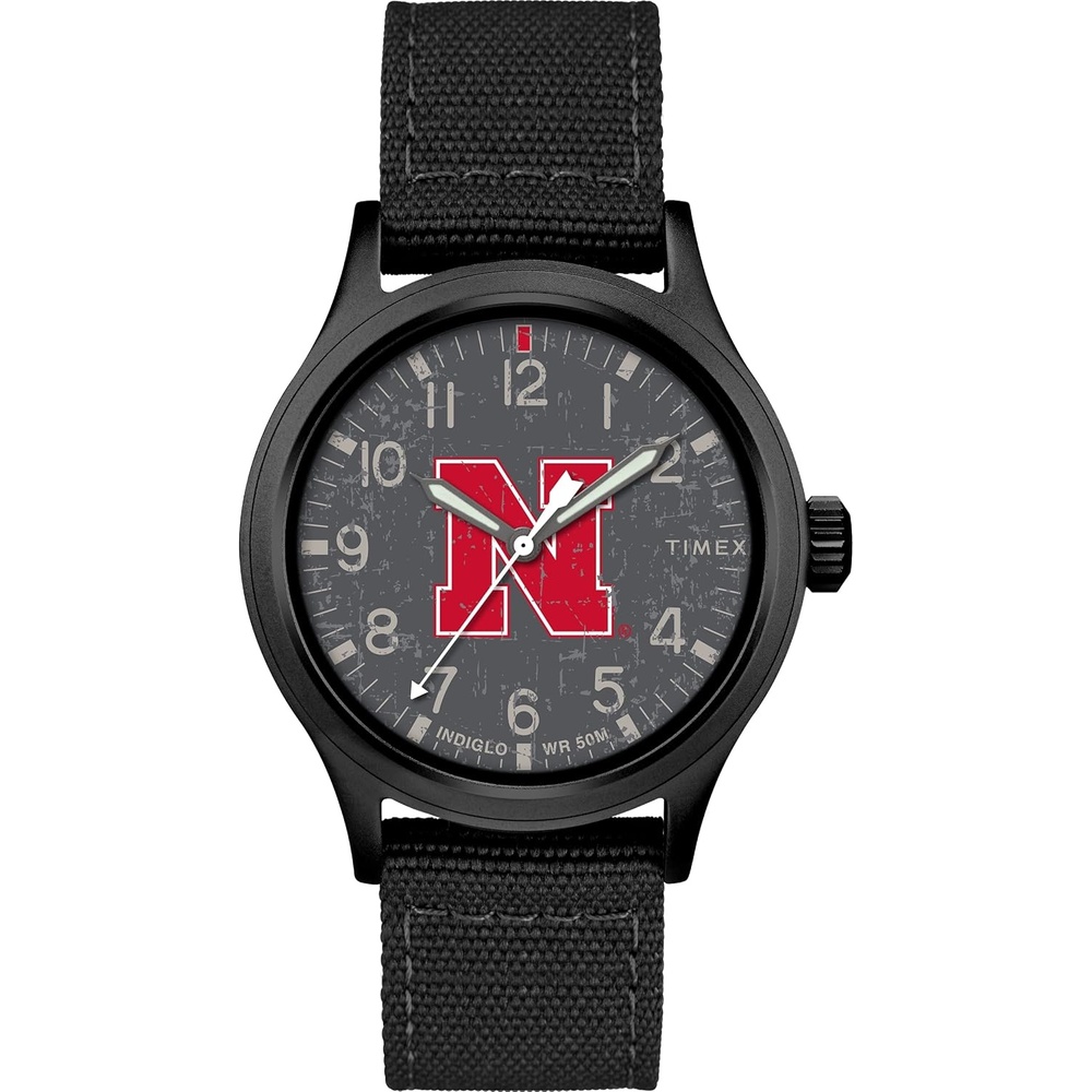 image:imageTimex Tribute Mens Collegiate Scout 40mm Quartz Fabric StrapNebraska Cornhuskers